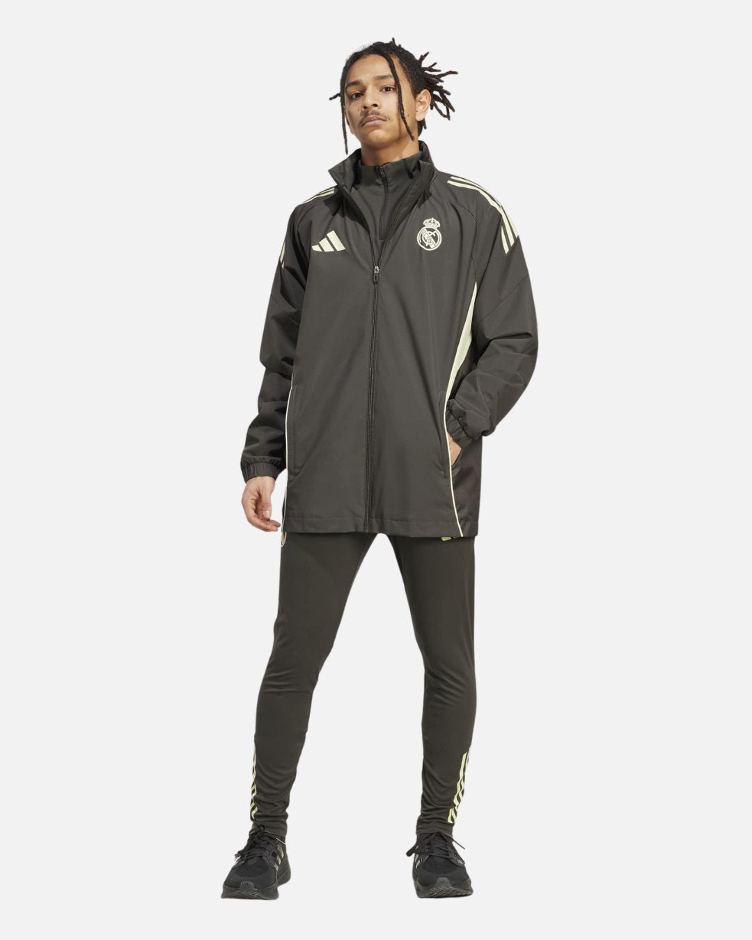 Chaqueta cortavientos del Real Madrid 2025/2026 - Caqui/Verde