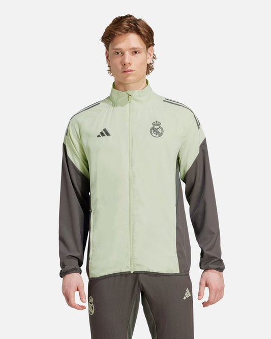 Veste de survêtement Real Madrid Tiro 25 2025/2026 - Vert/Kaki