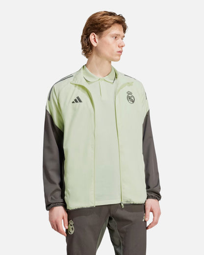 Veste de survêtement Real Madrid Tiro 25 2025/2026 - Vert/Kaki