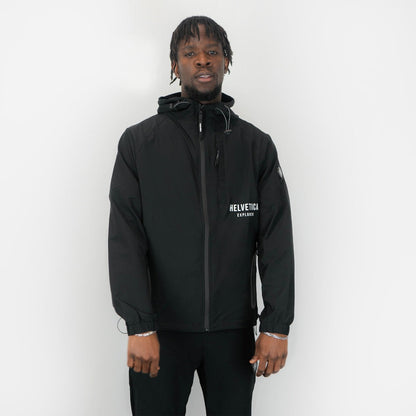 Veste de survêtement Helvetica Tiago - Noir