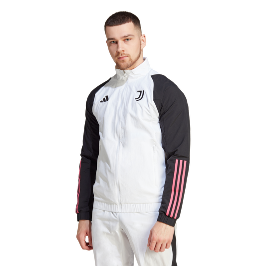 Chaqueta deportiva de la Juventus - Blanco/Negro/Rosa