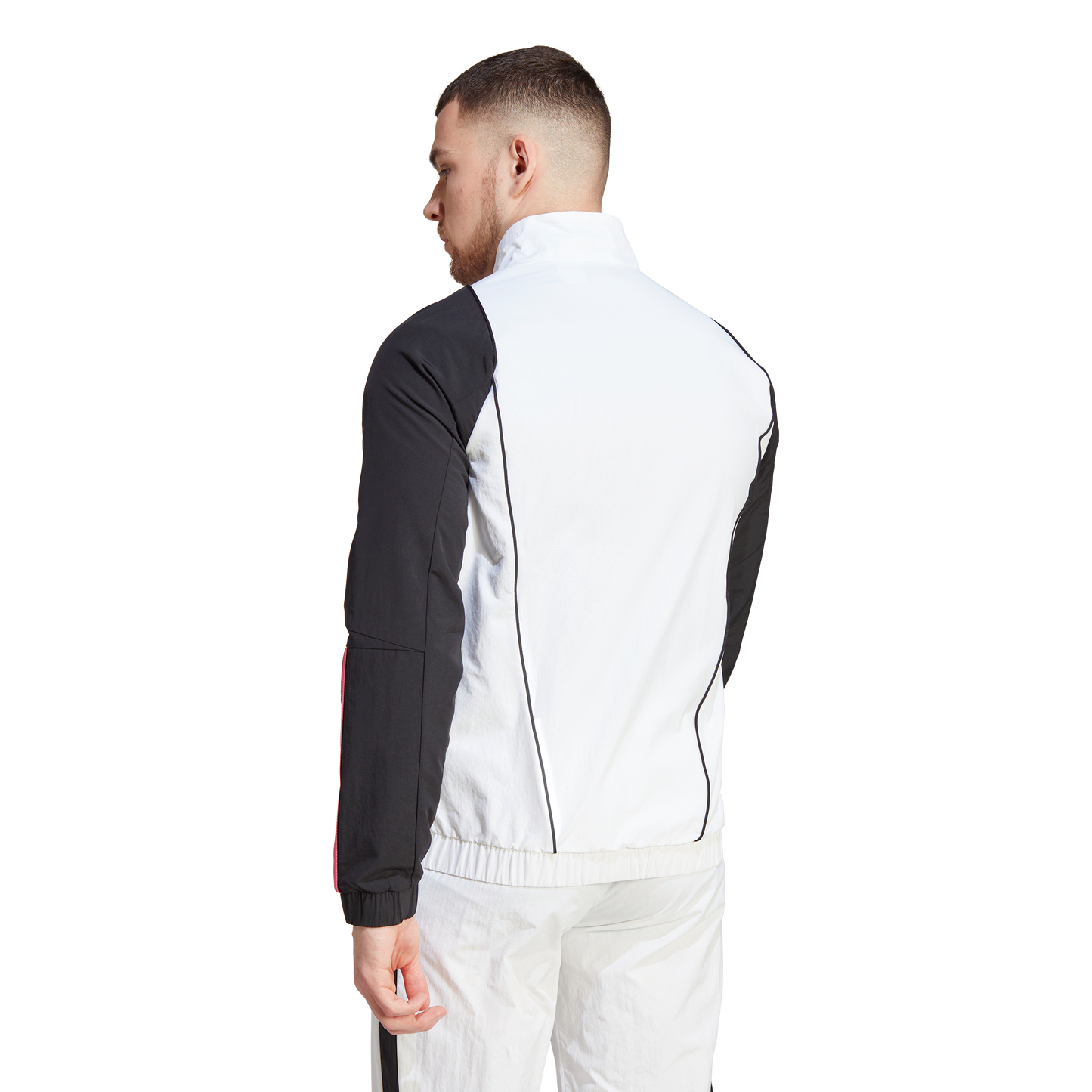 Chaqueta deportiva de la Juventus - Blanco/Negro/Rosa