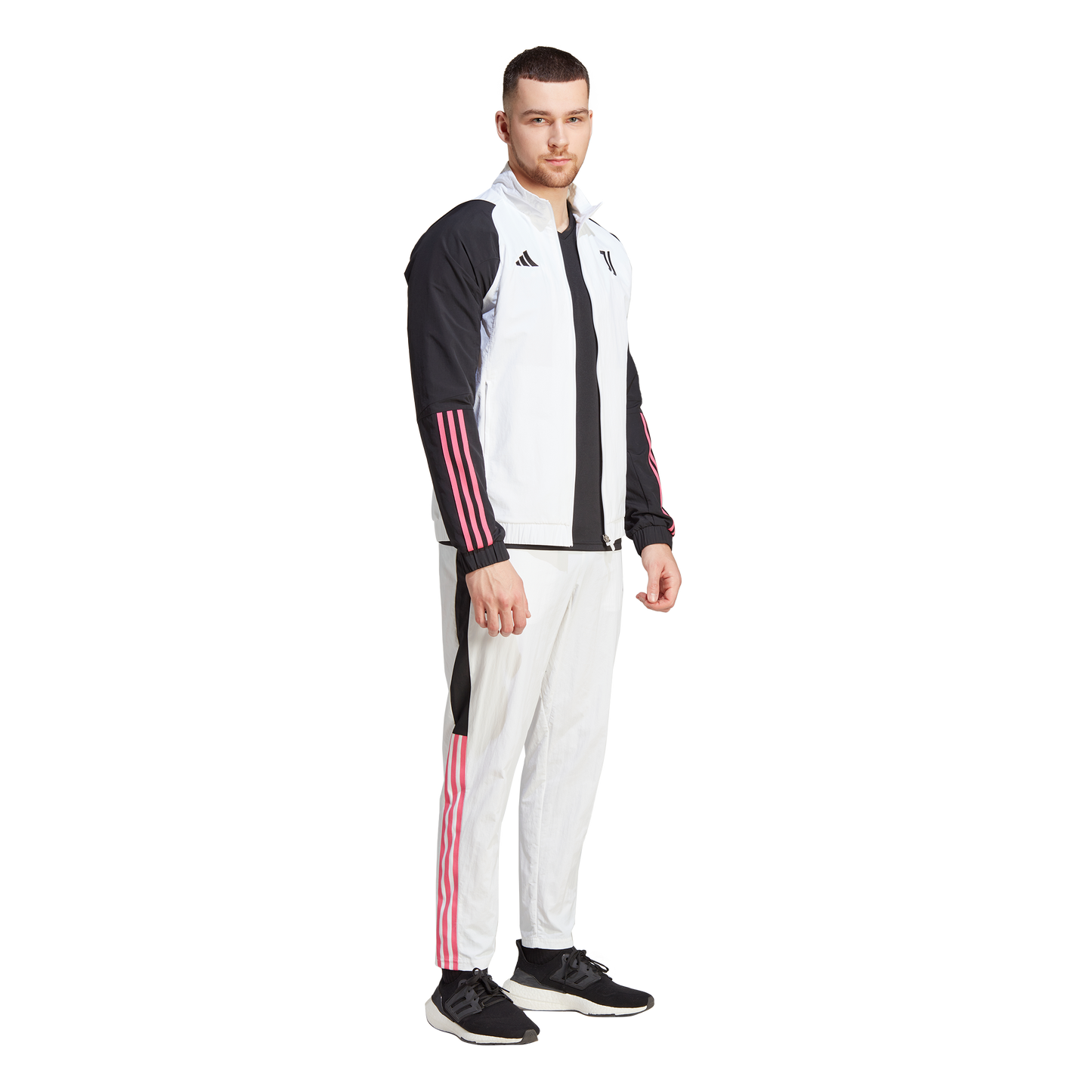 Chaqueta deportiva de la Juventus - Blanco/Negro/Rosa