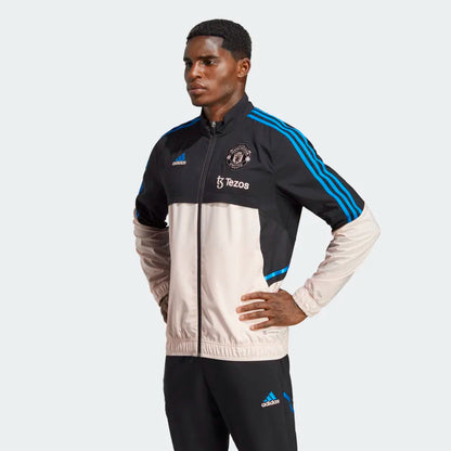 Veste de présentation Manchester United - Noir/Bleu/Beige