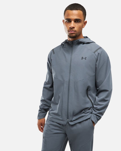 Chaqueta Under Armour Running Unstoppable con el pecho izquierdo - Gris