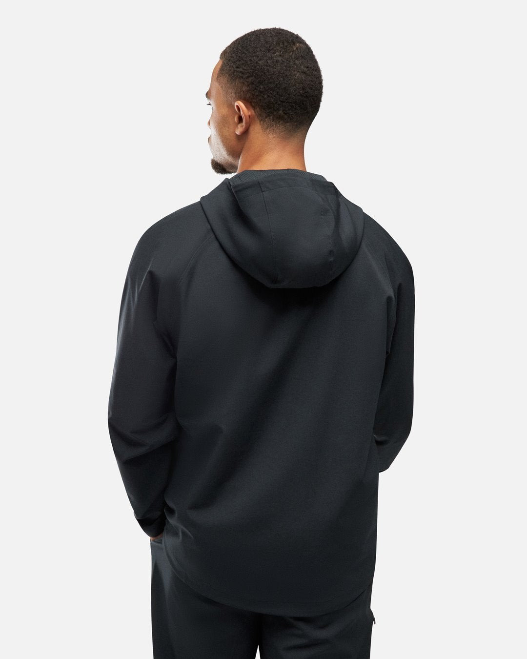 Chaqueta Under Armour Running Unstoppable en el pecho izquierdo - Negra