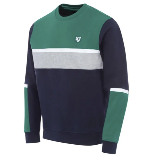 Sudadera FK Sicarios V - Azul marino/Verde/Gris