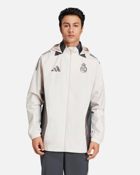 Veste Coupe-Vent Real Madrid 2025 - Beige