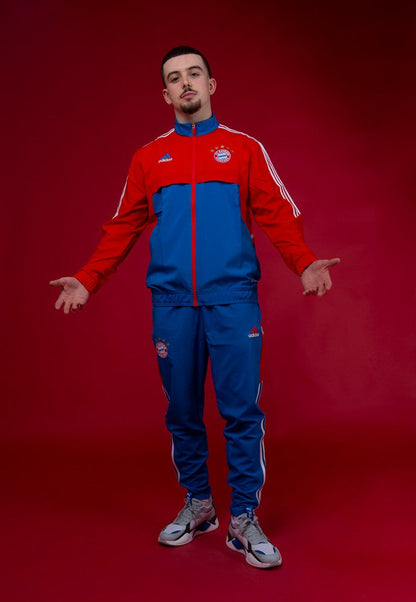 Veste de survêtement Bayern Munich - Rouge/Bleu