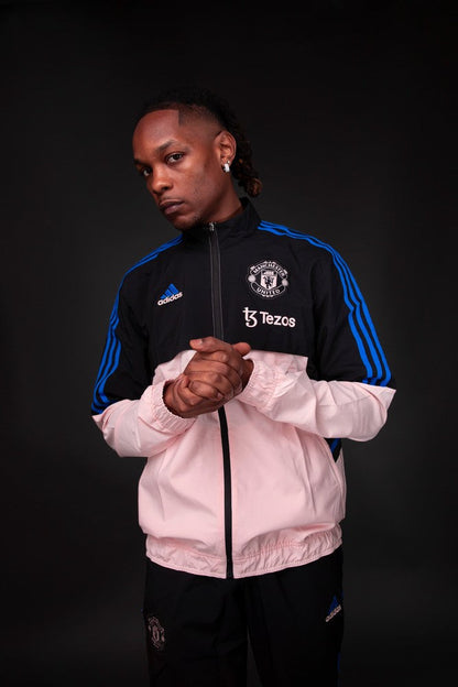Veste de présentation Manchester United - Noir/Bleu/Beige